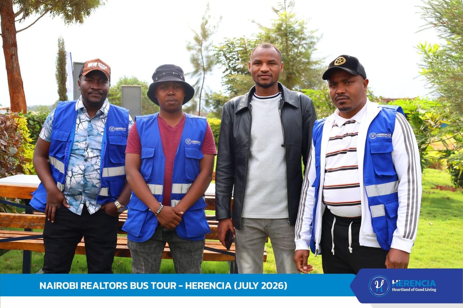 Our team on the ground during a property bus tour